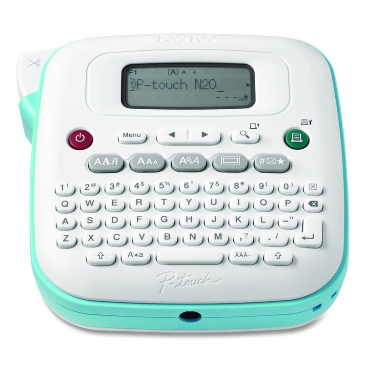 P-Touch PT-N20 Personal Desktop Label Maker, 2 Lines, 6 x 6 x 2.9