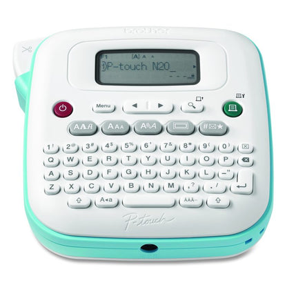 P-Touch PT-N20 Personal Desktop Label Maker, 2 Lines, 6 x 6 x 2.9