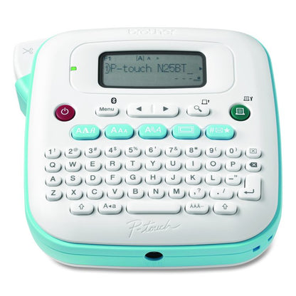 P-Touch PT-N25BT Personal Connected Label Maker, 2 Lines, 6 x 6 x 2.9