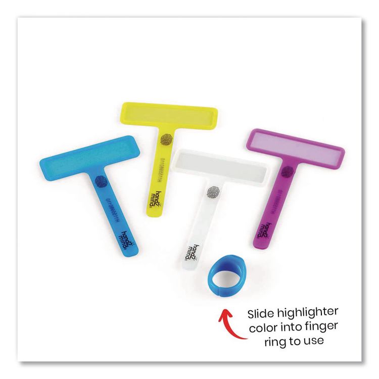 FingerFocus Highlighter, Grades Pre-K to 5, 30 Pieces