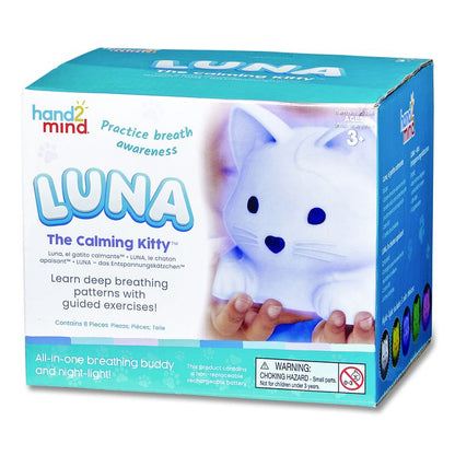 Luna the Calming Kitty, Ages 3 and Up, White