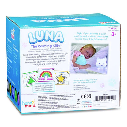 Luna the Calming Kitty, Ages 3 and Up, White