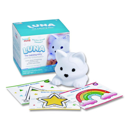 Luna the Calming Kitty, Ages 3 and Up, White