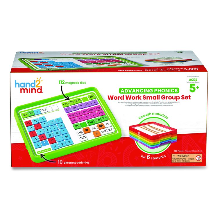 Advancing Phonics Word Work Small Group Set, 2 to 6 Players, Grades Pre-K to 2