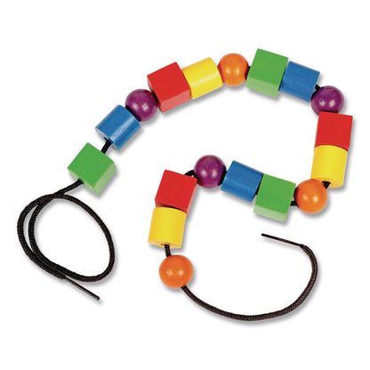 Beads in a Bucket, Wood, Small, Assorted Colors, 1.4 lb Bucket