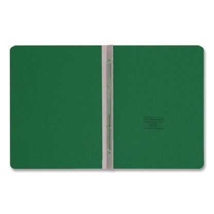 Prong Fastener Pressboard Report Cover, Two-Piece Prong Fastener, 3" Capacity, 8.5 x 11, Green/Green