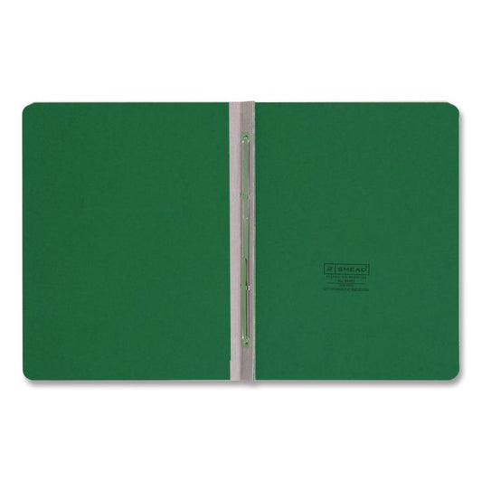 Prong Fastener Pressboard Report Cover, Two-Piece Prong Fastener, 3" Capacity, 8.5 x 11, Green/Green