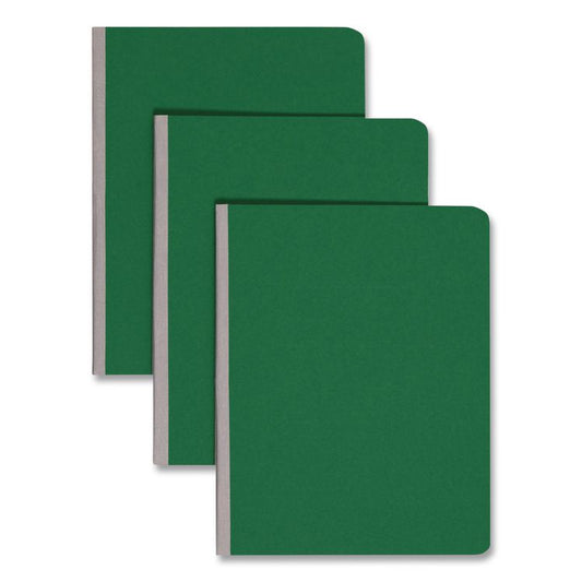 Prong Fastener Pressboard Report Cover, Two-Piece Prong Fastener, 3" Capacity, 8.5 x 11, Green/Green