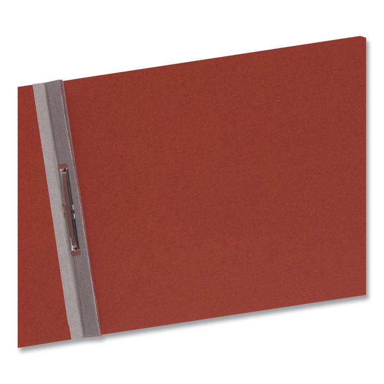 Prong Fastener Premium Pressboard Report Cover, Two-Piece Prong Fastener, 2" Capacity, 8.5 x 11, Red/Red