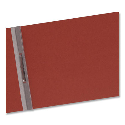 Prong Fastener Premium Pressboard Report Cover, Two-Piece Prong Fastener, 2" Capacity, 8.5 x 11, Red/Red