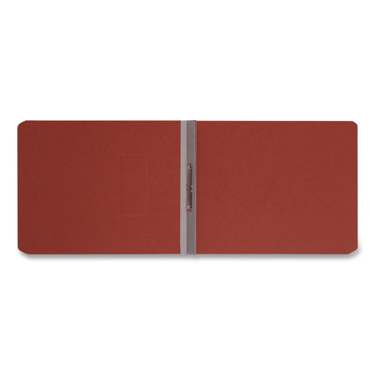 Prong Fastener Premium Pressboard Report Cover, Two-Piece Prong Fastener, 2" Capacity, 8.5 x 11, Red/Red
