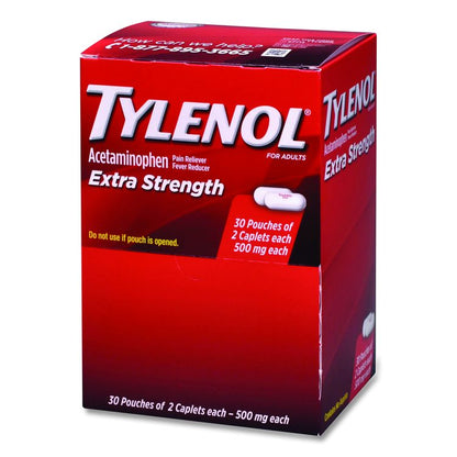 Extra Strength Caplets, Two-Pack, 30/Box