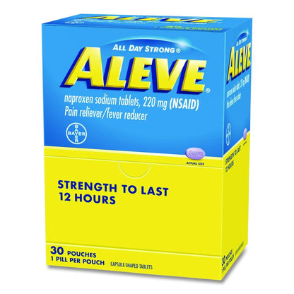 Pain Reliever Tablets Refill Packs, 1 Tablet/Packet, 30/Box