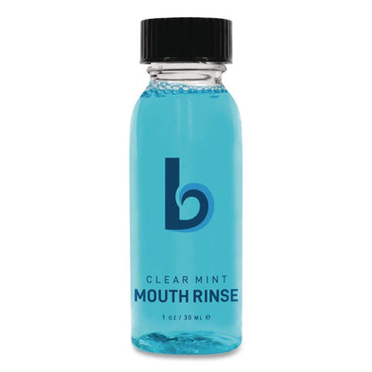 Mouth Rinse, Mint Flavor, 30 mL Bottle, 180/Carton
