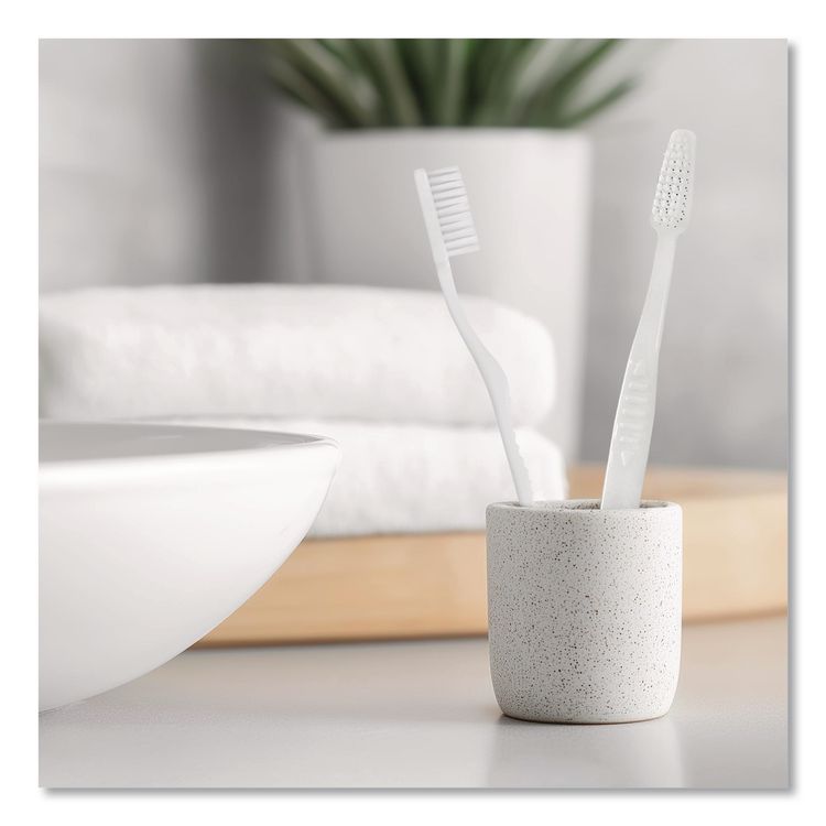 Toothbrush, White, 144/Carton
