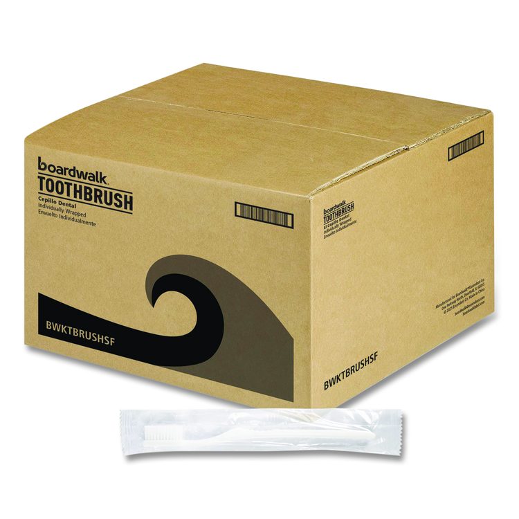 Toothbrush, White, 144/Carton