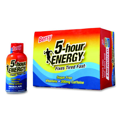 Energy Drink, Berry, 1.93 oz Bottle, 12/Pack