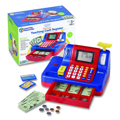 Teaching Cash Register, Pre-K to K, 73 Pieces