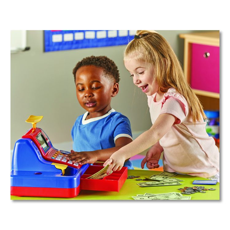 Teaching Cash Register, Pre-K to K, 73 Pieces
