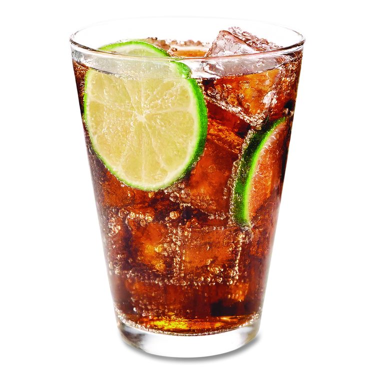 Comet Plastic Tumbler, Tall, 8 oz, Clear, 25/Pack, 20 Packs/Carton