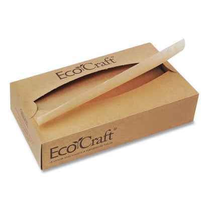 EcoCraft Interfolded Dry Wax Deli Sheets, 6 x 10.75, Natural, 1,000/Box, 10 Boxes/Carton
