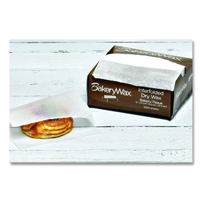 EcoCraft Interfolded Dry Wax Bakery Tissues, 6 x 10.75, White, 1,000/Box, 10 Boxes/Carton