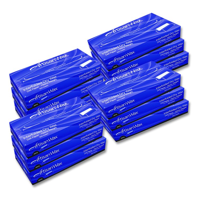 Dry Wax Paper, 8 x 10.75, White, 500/Box, 12 Boxes/Carton