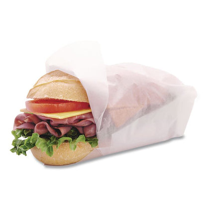 WF12 Interfolded Dry Wax Deli Paper, 12 x 10.75, White, 500/Box, 12 Boxes/Carton