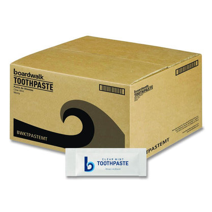 Toothpaste, Peppermint, 0.15 oz Sachet, 1,000/Carton