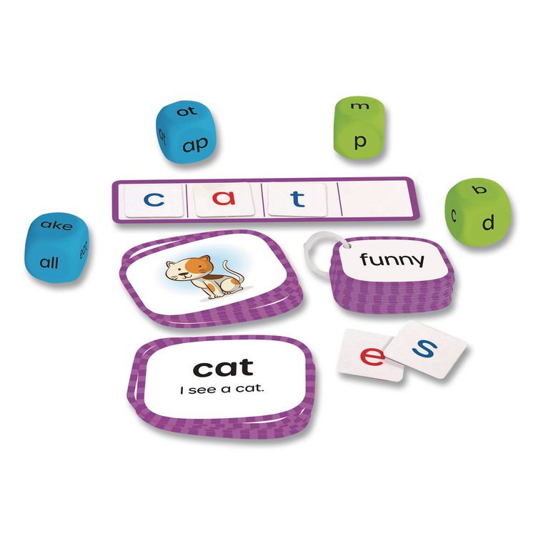 Skill Builders! Kindergarten Reading Activity Set, Grades K to 1, 121 Pieces