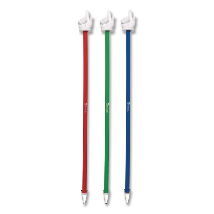 Hand Pointers, Assorted Colors, 3 Pointers