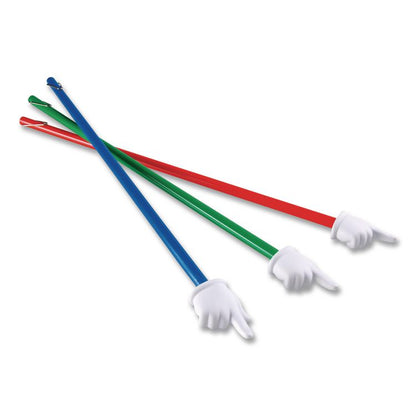 Hand Pointers, Assorted Colors, 3 Pointers