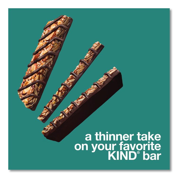 Thins Dark Chocolate Nuts and Sea Salt/Caramel Almond and Sea Salt Variety Pack, 0.74 oz Bar, 20/Box