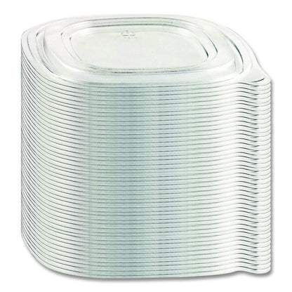 Crystal Classics Lids, 8.13 x 8.13 x 0.34, Clear, Plastic, 150/Carton