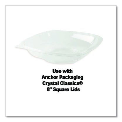 Crystal Classics Bowl, 32 oz, 8.13 x 8.13 x 1.75, Clear, Plastic, 150/Carton