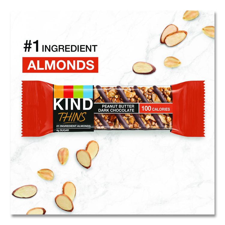 Thins Peanut Butter Dark Chocolate and Dark Chocolate Cherry Cashew Variety Pack, 0.74 oz Bar, 20/Box