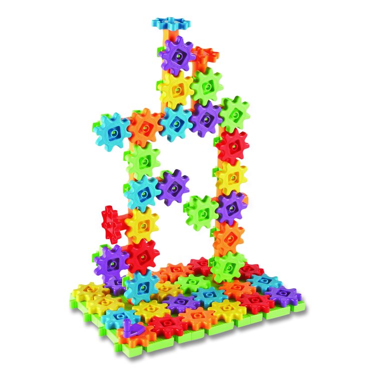 Gears! Gears! Gears! Deluxe Building Set, Grades Pre-K to 5, 100 Pieces