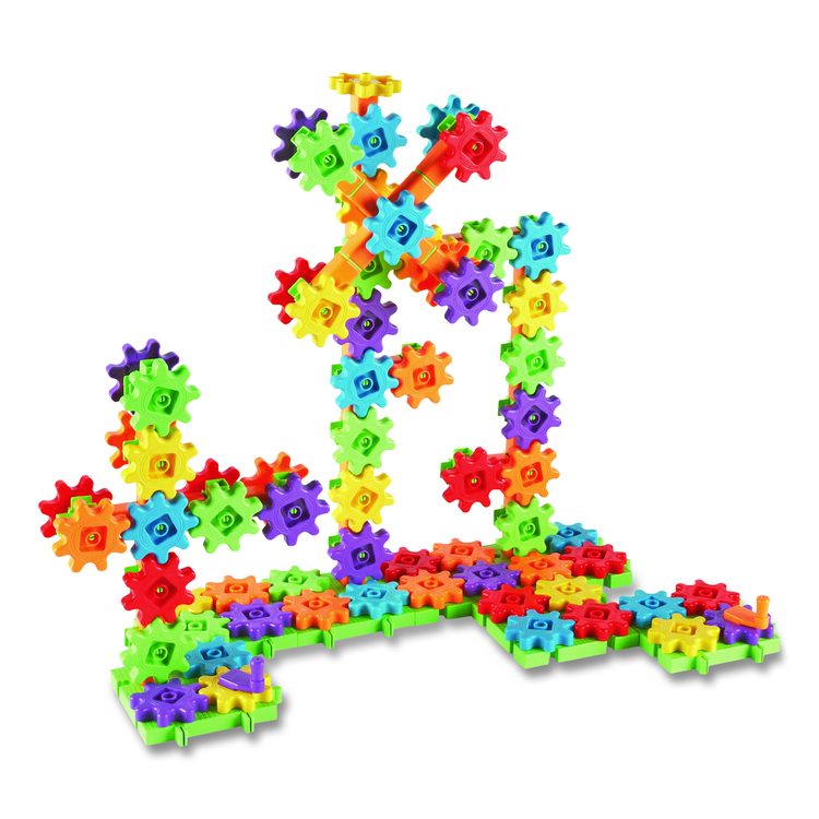 Gears! Gears! Gears! Super Building Set, Grades Pre-K to 5, 150 Pieces