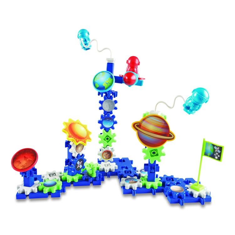 Gears! Gears! Gears! Space Explorers Building Set, Grades Pre-K to 5, 77 Pieces