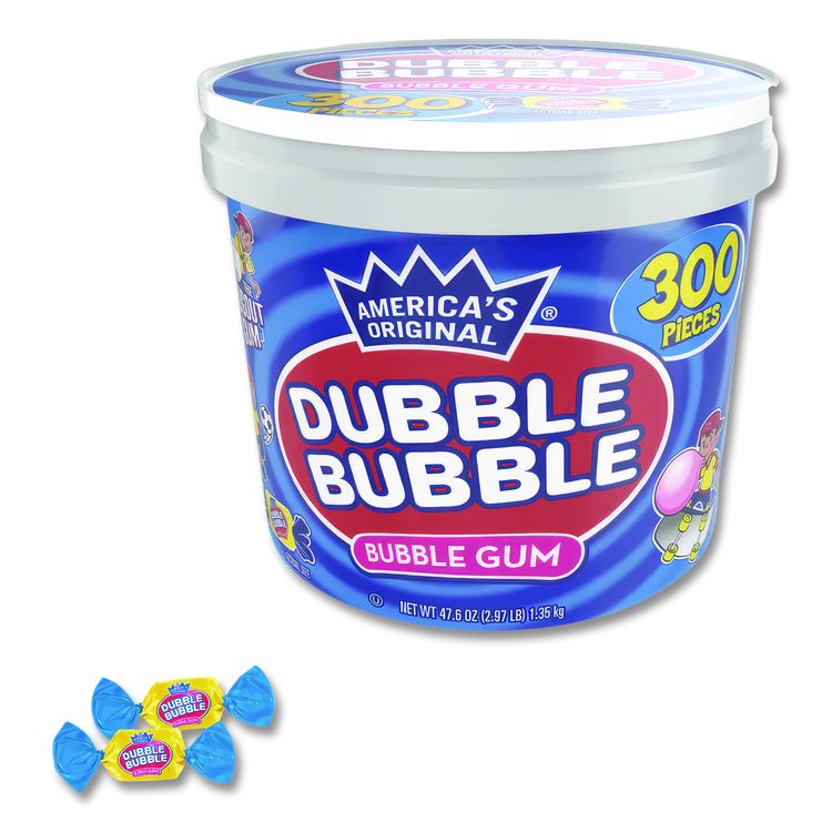 Bubble Gum, Original Pink, 300/Tub