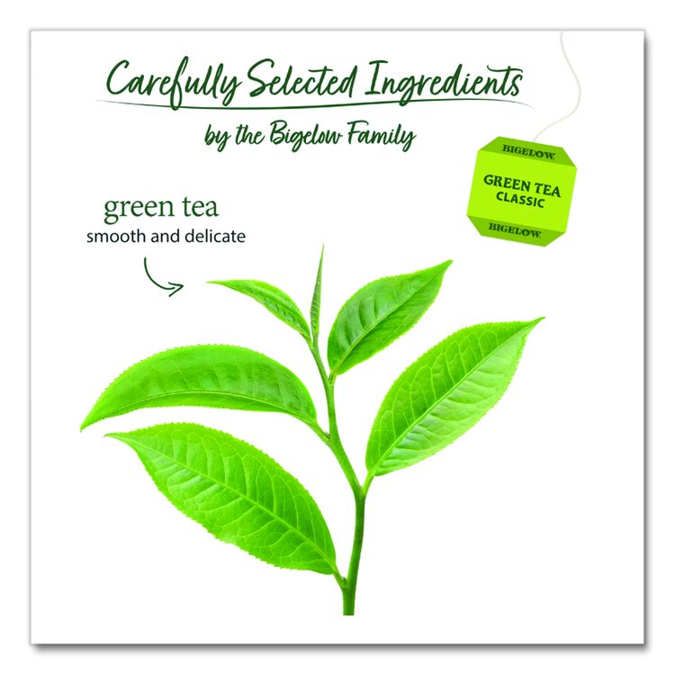 Green Tea Pods, 1.90 oz, 18/Box
