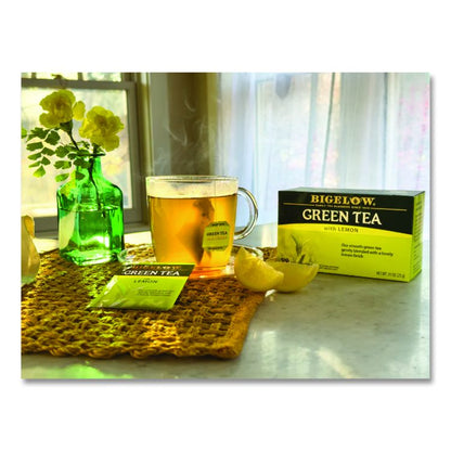Green Tea with Lemon, Lemon, 0.34 lbs, 28/Box