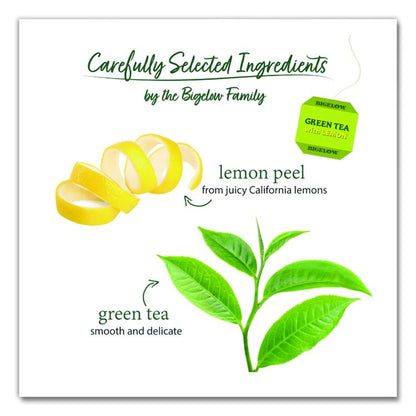 Green Tea with Lemon, Lemon, 0.34 lbs, 28/Box