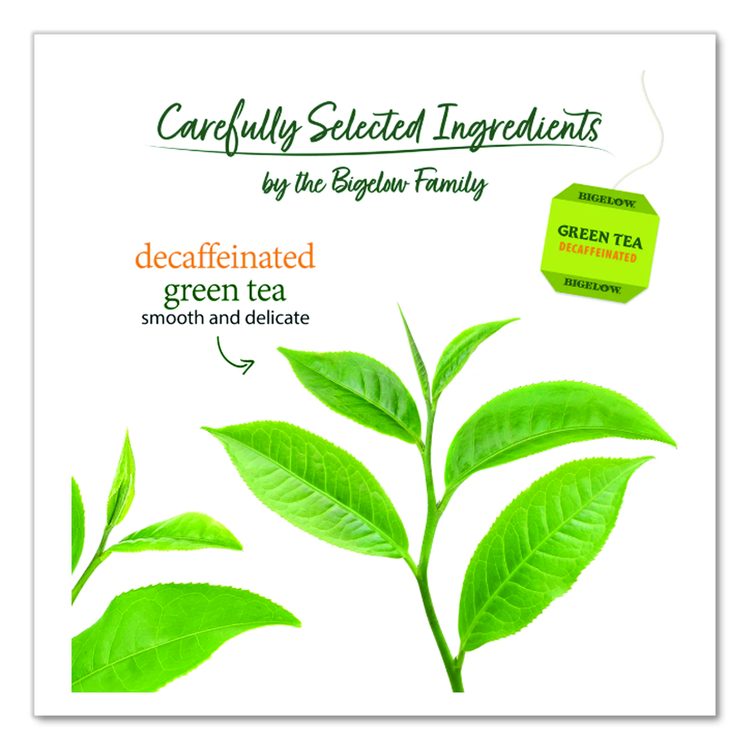 Decaffeinated Green Tea, Green Decaf, 0.34 lbs, 28/Box