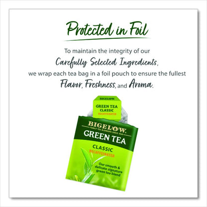 Decaffeinated Green Tea, Green Decaf, 0.34 lbs, 28/Box