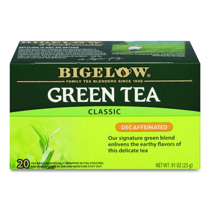 Decaffeinated Green Tea, Green Decaf, 0.34 lbs, 28/Box