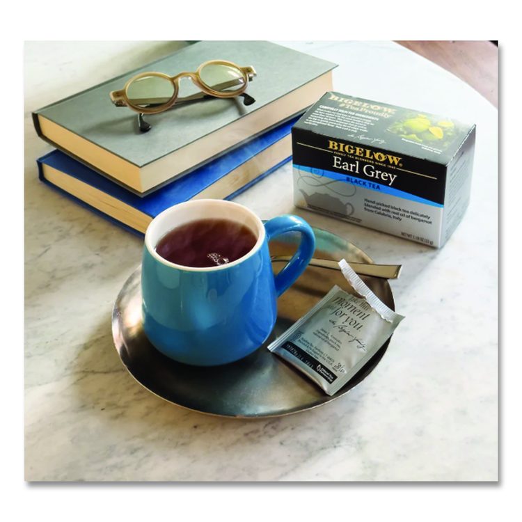 Single Flavor Tea Bags, Earl Grey Black Tea, 28/Box