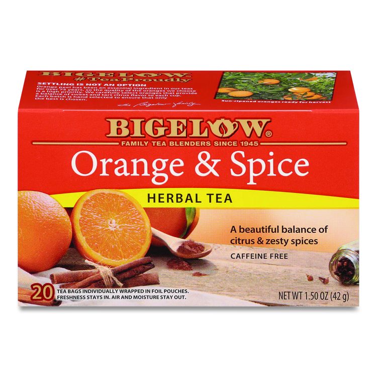 Orange and Spice Herbal Tea, 28/Box