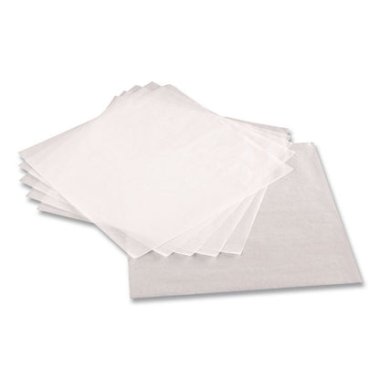 Deli Wrap Dry Waxed Paper Flat Sheets, 12 x 12, White, 1,000/Pack, 5 Packs/Carton