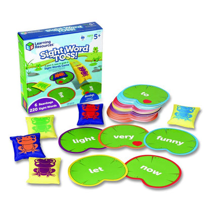 Sight Word Toss, 1 to 6 Players, Grades 1 to 3, 220 Pieces